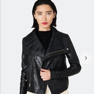 Veda Max leather jacket in black